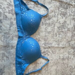 NWOT Victorias Secret Blue Starry Bra